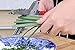 PuTwo Herb/Scallion Scissors - Multipurpose Kitchen/Garden Shear with 5 Extremely Sharp Premium Stainless Steel Blades, Yellow