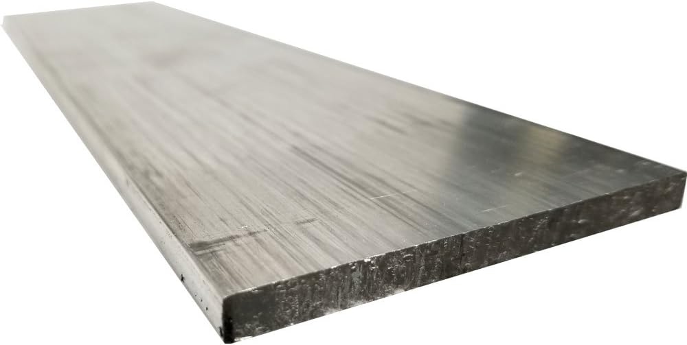 Aluminum Flat Bar 6061-T6 (1/4" x 3" x 12") by Bobco Metals