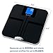 Eat Smart Digital Body Fat Scale with Auto Recognition Technology, Black