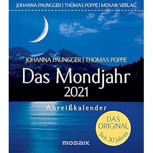 Das Mondjahr 2021: Abreißkalender – Das Original