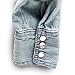 AvaCostume Women's Long Sleeve Double Pocket Slim-fit Jean Denim Shirt LightBlue L