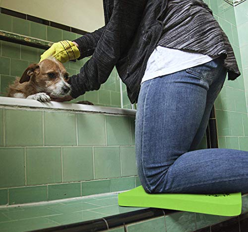 FITNATE Garden Kneeler Pad by 16" L x7.8 Wx0.8 T Kneeling Mat for Gardening, Baby Bath, Floor Cleaning, Yoga, Prayers & Exercise - High Density Foam Kneeler - Bath Kneeling Mat-Green - Thumbnail 7