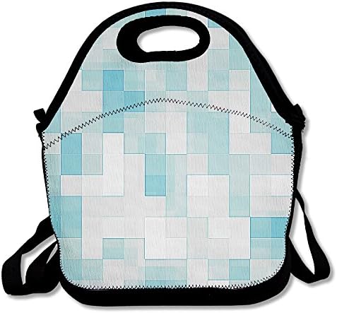 MAGGIE SALAS Colorful Block Spring Lunch Bag Travelling Picnic Storage Bags Backpack Handbag