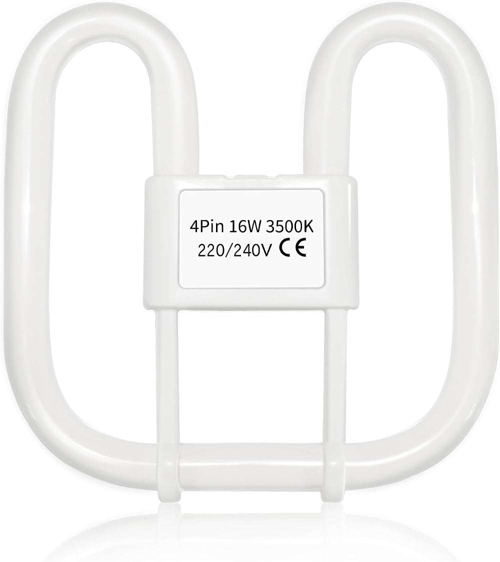 Akynite GR10q 4-Pin 16W CFL Bulb 3500K 950LM Small 13.3x13.3cm Non-Dimmable