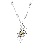 Rosemarie & Jubalee Women's BEEutiful Summertime Fun Enamel And Crystal Rhinestone Honey Bee Jewelry Pieces