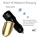 DK Car Charger,USB Car Charger Adapter with 2 Smart Port Car Charger for Apple iPhone 7/7 Plus iPhone 6s 6s Plus iPad Air2 iPad Pro iPad mini Samsung Galaxy S7 S6 Edge Tab,Google Nexus LG (Black)