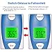 ANKOVO Thermometer for Fever Digital Medical Infrared Forehead and Ear Thermometer for Baby, Kids and Adults with Fever Indicator