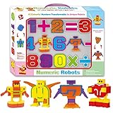 SSJ Kids Children Educational Toys Magic Number Robots 10 Pieces