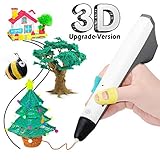 3D Pen, 3D Printing Pen for Kids and Adults, Bonus 2 Free 1.75mm PCL Filament, Safe and Non-Toxic, Perfect for DIY Arts and Crafts, Girls and Boys Christmas Gifts