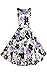 CHIC.U 1950's Vintage Floral Spring Garden Party Picnic Dress Party Cocktail Dress