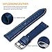 Fullmosa Watch Band, Quick Release Leather Watch Strap for Men Women, Replacement Bands Width 14mm 16mm 18mm 19mm 20mm 21mm 22mm 24mm
