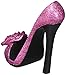 Pink Rose Shoe Phone Holder 5.25x2.5x5.25