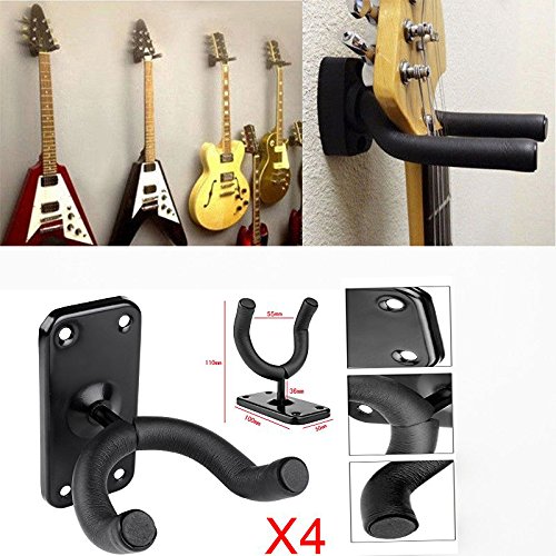 Anpro Guitar Hanger Wall Mount Guitar Holder Guitar Hanger Hook for