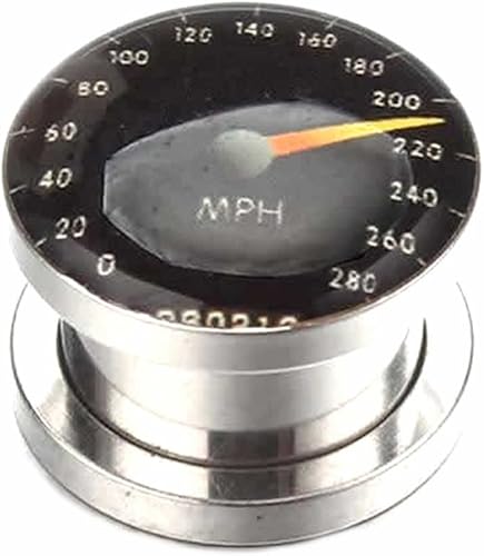 Amazon P ボディピアス 4g メンズ スピードメーター トンネル フレア プラグ 埋め込み型 ラージ ホール 大きいサイズ 丸型 筒型 イヤーロブ ホール系ピアス リング 穴あき シンプル バイク 車 ボディピアス 通販