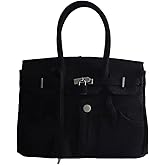 Denim Tote Bag for Women Shoulder Bag Handbag for Work Office Travel Shopping