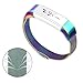 Vancle For Fitbit Alta HR Band/Alta Band, Fitbit Alta Accessories Replacement bands Metal Wristband Band Strap with Magnetic Closure Clasp for Fitbit Alta HR/Fitbit Alta(Colorful, Large)