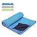 RZWD Cooling Towel for Neck - Microfiber Towel - Snap Cool Towel for Yoga, Sport, Running, Gym, Workout,Camping, Fitness, Workout & More Activities (Quiet Blue)