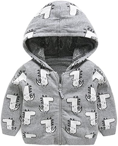 UNIQUE SHOP Baby Hooded Jacket Spring One-Year-Old Baby Cotton Top Spring and Autumn 0-6 Month Newborn Clothes