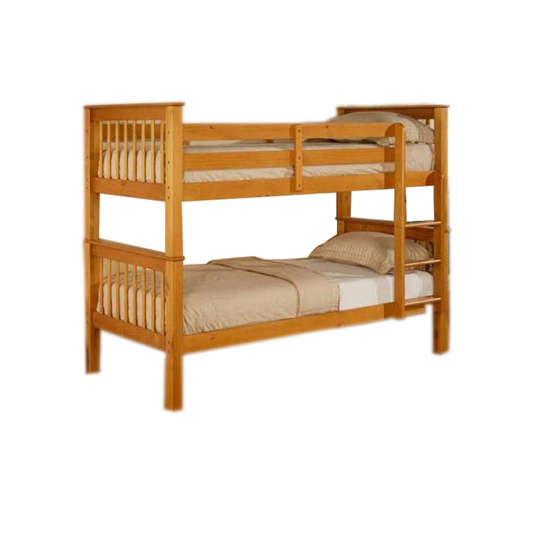 double decker wooden cot