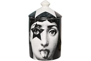 LYDLX Lina Cavalieri Ceramic Aromatherapy Candle Jar, Fornase Pen Holder, Beauty Ceramic Storage Jar, Mini Vase, Candle Holder Tray, Home Decorative Bottles, Decorative Jars (A9) (A4)