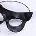 LUOEM Black Eye Half Face Mask Sexy Mask Halloween Costumes for Halloween masquerade Costume Party Ball Fancy Dress (Black)