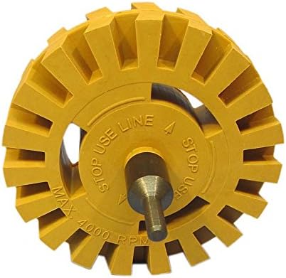 Decal Remover Tool Eraser Wheel for Pinstripe Removal, Car Sticker Removal, Vinyl Decals Eraser