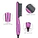Hair Straightening Brush Straightener Comb Ceramic Brush 265℉to 395℉ Anti-Scald -ELEHOT