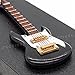 Odoria 1/12 Miniature Electric Guitar Dollhouse Musical Instruments Accessories, Black