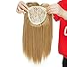 Clip in Toppers 9 Inch Synthetic Hairpiece Blonde