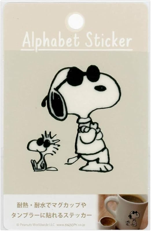 スヌーピー ステッカー 耐熱耐水ステッカー Joe Cool ピーナッツ シール ステッカー おもちゃ Amazon