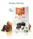 Vegan Chocolate Brut De Noir: Dark & Delicate. Low Glycemic index, Organic, Fair Trade, Gluten Free. Sublime Belgian chocolate. Award winning vegan candy Delights. 3.5oz. Perfect Gift for Vegans.