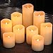 Comenzar Flameless Candles, Battery Candles Set of 9(D3 x H3 4