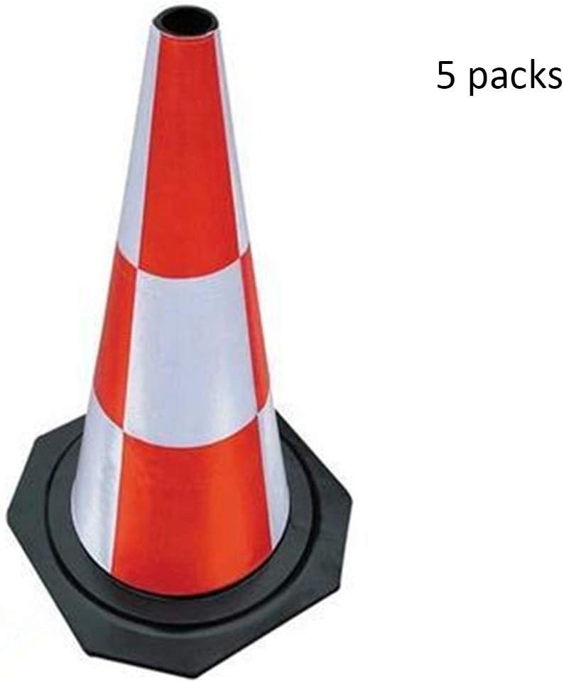 GLJY Traffic Cone Portable Folding Roadblock Cone Reflective Car Safety Cone Warning Emergency Ice Cream Bucket Conical Road Sign