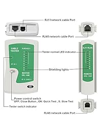 Maxmoral   Herramientas profesionales de reparación de ordenador, probador de cables, crimpadora de alambre, conector RJ45, sujetacables, clips, conector Ethernet