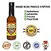 Habanero Hot Sauce by Mr. Biscuits infuses Habanero, Jalapeno, Fresno, and Thai Chili producing HIGH HEAT, low vinegar 5 oz