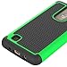 LG K8 Case, LG Escape 3 Case, LG Phoenix 2 Case, NOKEA [Shock Absorption] Hybrid Armor Defender Protective Case Cover for LG Escape 3 / LG Phoenix 2 / LG K8 (Green)