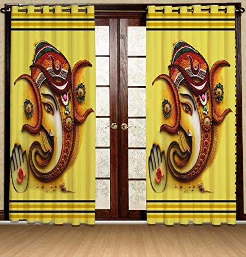 Buy Angels Decorz 3d Digital Printed Lord Ganesh Print Door