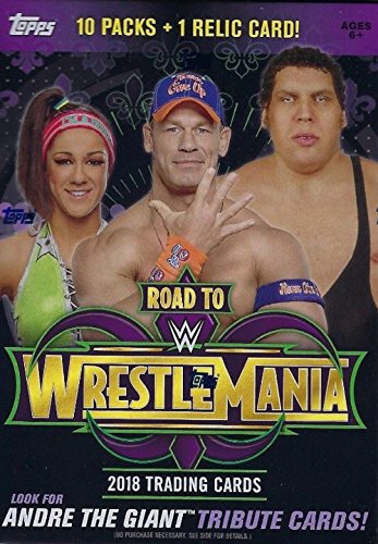 WWE Authentic Wear WWE 2018 Topps Road to WrestleMania Value Box