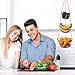 MALMO 3-Tier Wire Fruit Hanging Basket, Vegetable Kitchen Storage Basket, Iron Wire Black