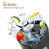 Portable-Blender-Ksera-Smoothie-Juicer-Cup-Personal-Mini-Blender-for-Smoothies-and-Shakes-Six-Blades-in-3D-380ml-13oz-2000mAh-Powerful-USB-Rechargeable-Home-Travel-Handheld-Fruit-Juicer-Black Portable Blender, Ksera Smoothie Juicer Cup, Personal Mini Blender for Smoothies and Shakes- Six Blades in 3D, 380ml…