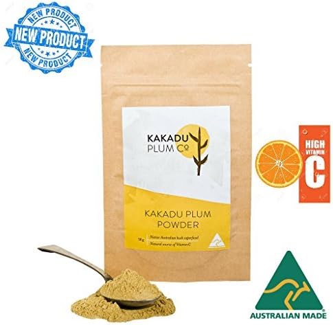 Natures Highest Vitamin C Super Food - Wild Harvested Australian Native Kakadu Plum Powder by Australian Integrative Nutrition