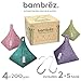 Weefab Bambrez Natural Bamboo Charcoal Air Purifying Bags - Activated Moso Purifier - - 4 x 200 Gram 4 Pack