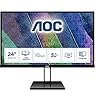 AOC-24V2Q-24-Inch-FHD-Monitor-75Hz-5ms-IPS-AMD-FreeSync-Ultra-Slim-FlickerFree-LowBlue-mode-1920-x-1080--75Hz-250cdm-HDMI-14-x-1-DisplayPort-12-x-1 AOC 24V2Q - 24 Inch FHD Monitor, 75Hz, 5ms, IPS, AMD FreeSync, Ultra Slim, FlickerFree, LowBlue mode (1920 x 1080 @ 75Hz…