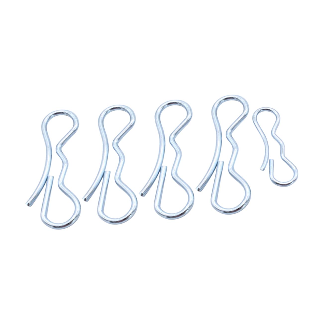 LALADEFIEE 5pcs Bow Tie Lock Fastener Clip Creative Pin Cotter Alloy-steel Pin Split Cotter Practical Cotter Pin Fastening Pin Durable Pin Sturdy Spring Pin