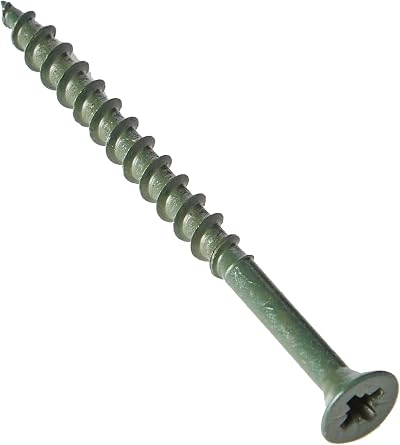 ForgeFix Countersunk Decking Screws 4.5 x 60mm Green Box of 200