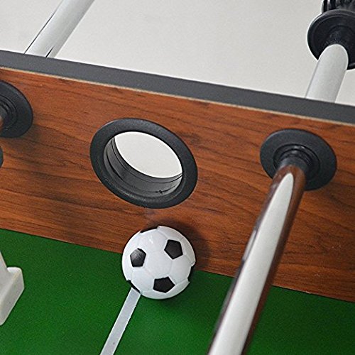 WIN Table Soccer Foosballs Replacements Black and White Soccer Balls Set Of 8 PCS - Thumbnail 5
