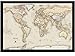 Homemagnetics HM3322WLDM Magnetic World Map, 33 X 22
