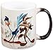 Looney Tunes - Wile E Coyote and Road Runner - One 11 oz Morphing Mugs Color Changing Heat Sensitive Ceramic Mug – Image Revealed When HOT Liquid Is Added!