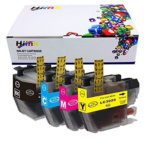 Hi Ink 4 Pack LC3029 Ink Cartridges for Brother MFC-J5830DW MFC-J5830DWXL MFC-J6535DW MFC-J6535DWXL MFC-J5930DW MFC-J6935DW Printer
