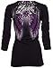 Archaic AFFLICTION Womens LS T-Shirt ROSEMARY Tattoo Biker UFC Sinful